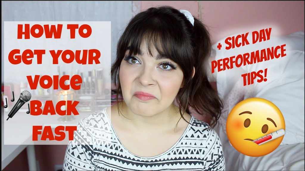 How To Get Your Voice Back