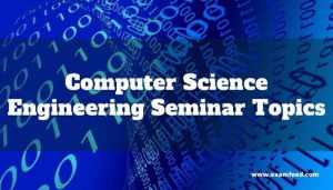 Seminar Topic For Computer Science